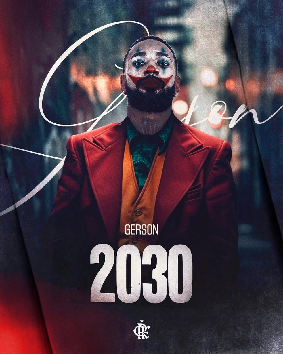 Flamengo anuncia renovação de Gerson