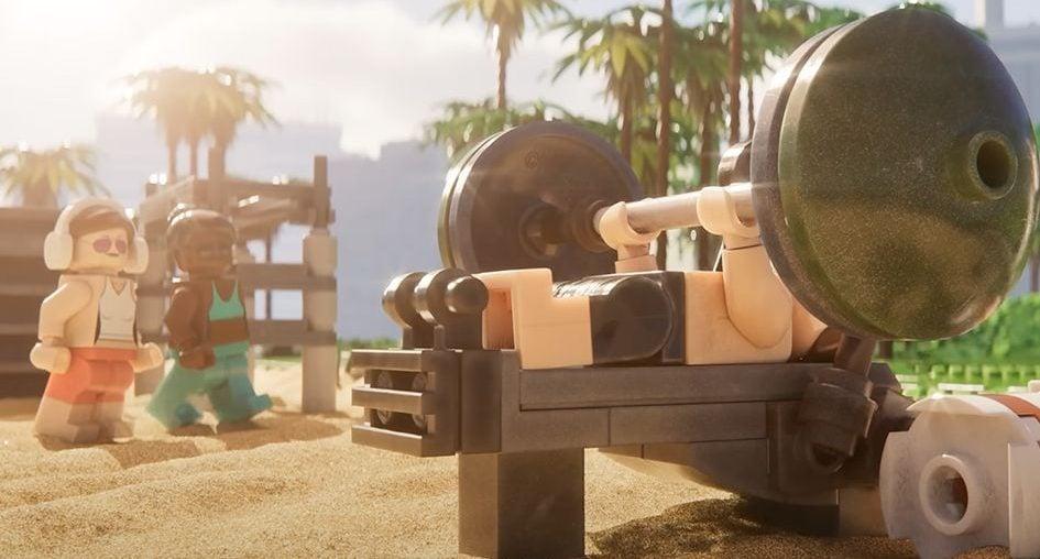 Fan art de GTA 6 em LEGO