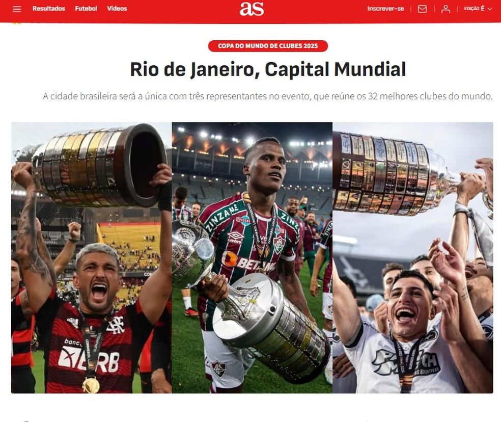 Jornal da Espanha destaca a participação do Rio na Copa do Mundo de Clubes
