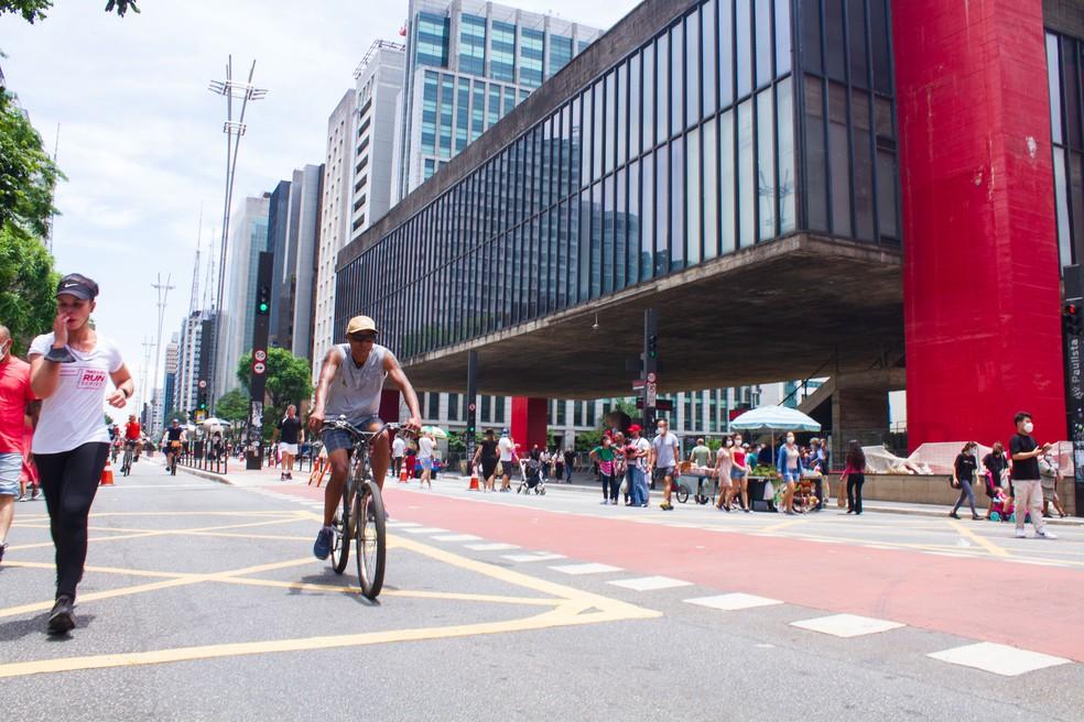 Movimento na Avenida Paulista, na zona central de São Paulo