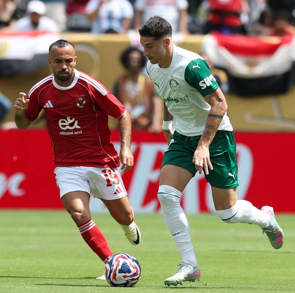 Emi Martínez em jogo do Palmeiras na Copa do Mundo de Clubes