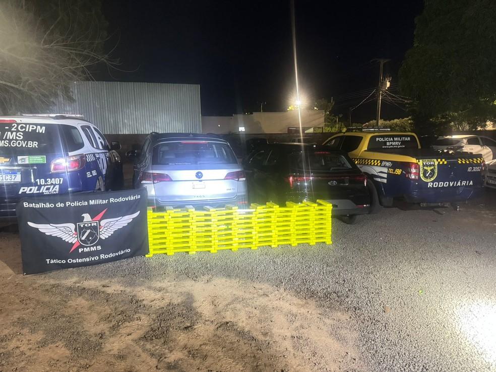 Droga foi apreendida com ex-jogador do Vitória durante trajeto em Mato Grosso do Sul