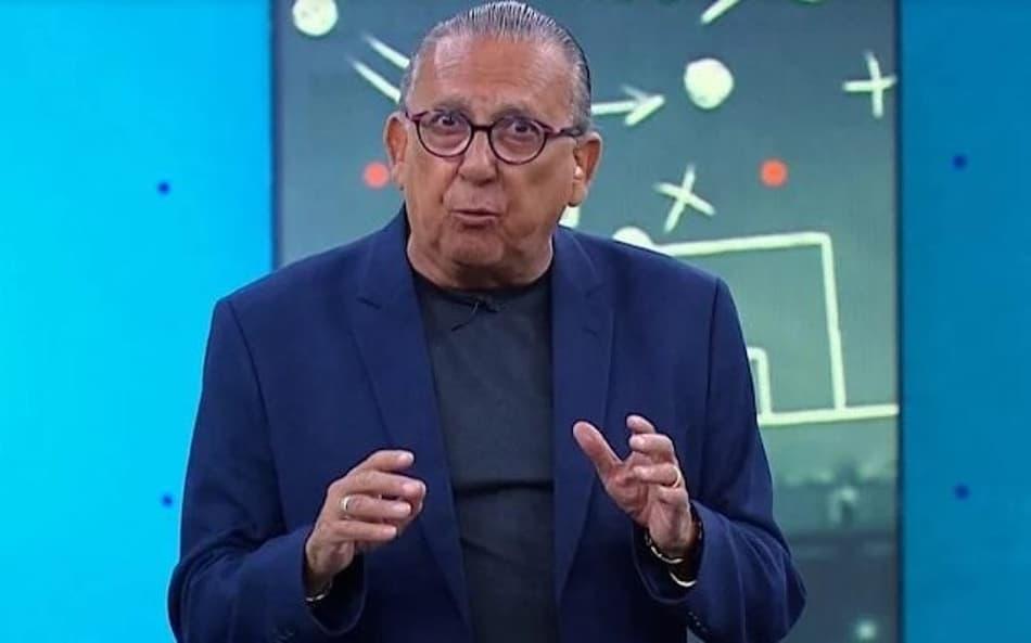 Galvão Bueno durante programa de televisão