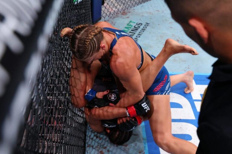 Kayla Harrison conquista o título peso-galo do UFC 316 e desafia Amanda Nunes
