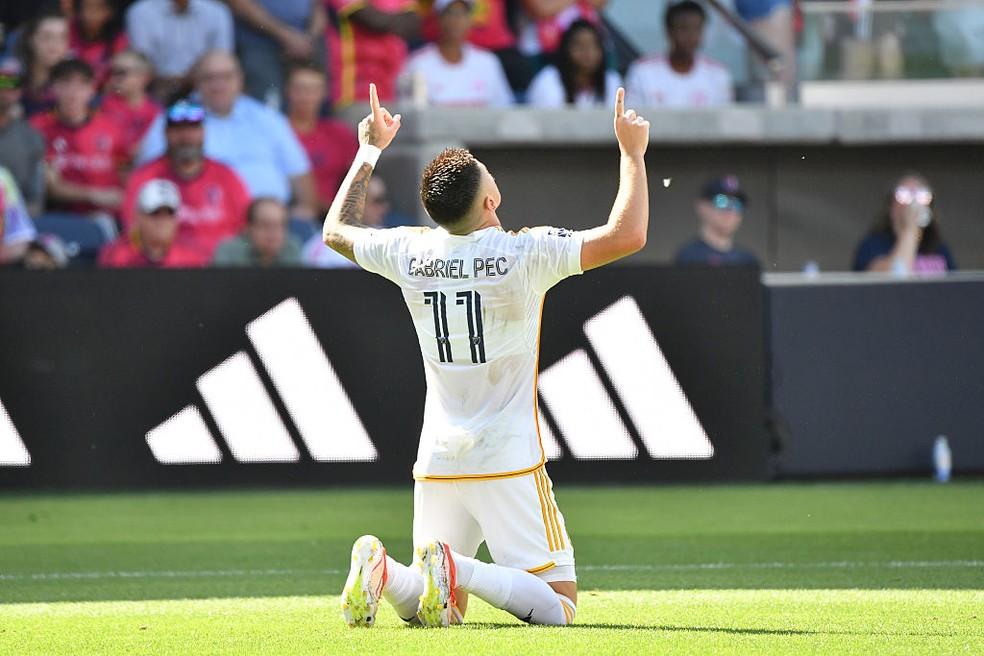 Gabriel Pec, atacante do LA Galaxy