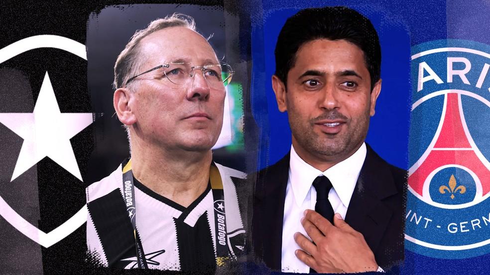 John Textor e Nasser Al-Khelaif