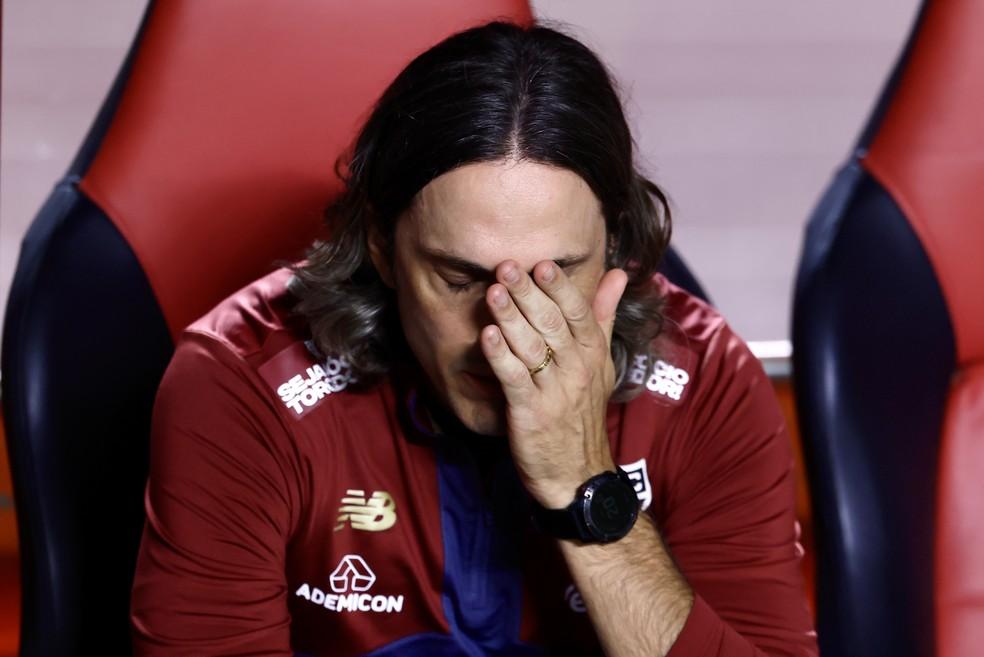 Luis Zubeldía em São Paulo x Grêmio