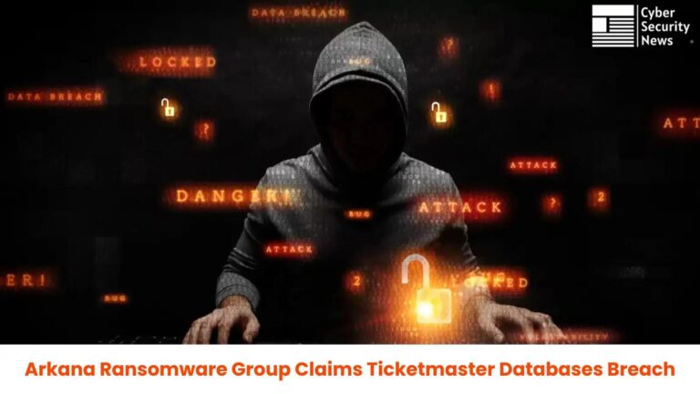 Grupo Arkana de Ransomware Afirma Ter Comprometido Dados da Ticketmaster