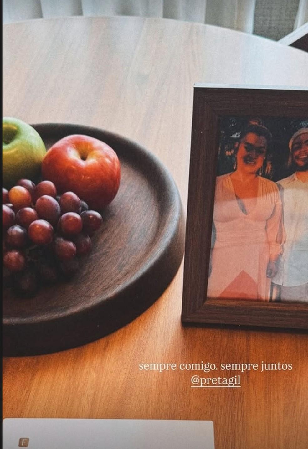 Preta Gil ganha homenagem do filho: 'Sempre juntos'