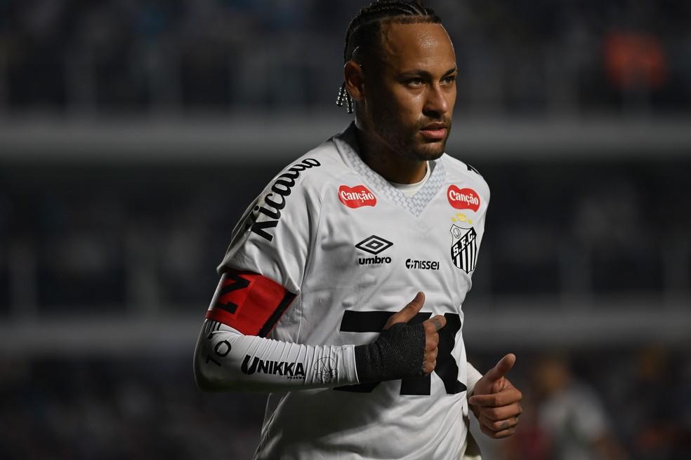 Neymar em Santos x Inter