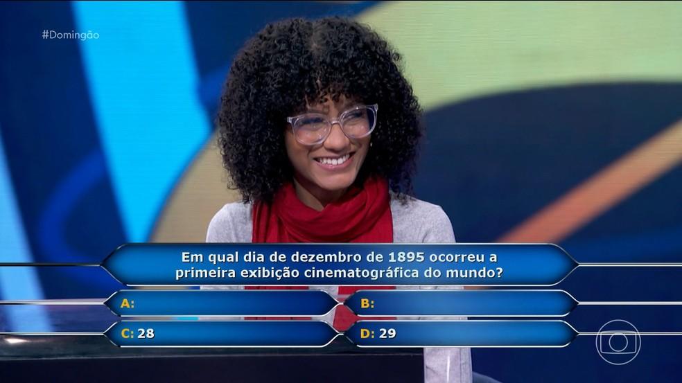 Marcella Catanhede ganhou R$ 100 mil no Quem Quer Ser Um Milionário