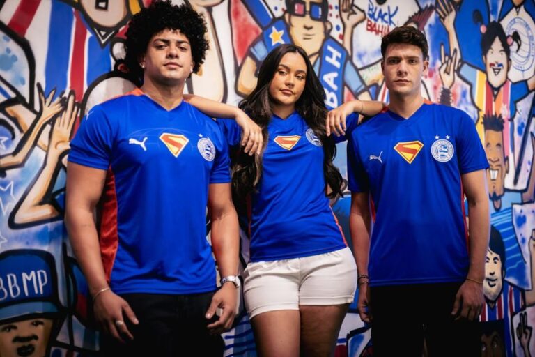 Bahia Lança Nova Camisa Inspirada no Superman em Dia de Pré-Estréia