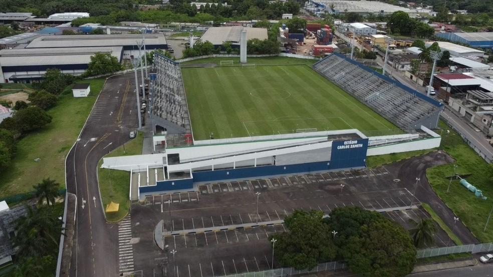 Estádio Carlos Zamith - local da partida entre Amazonas e Botafogo-SP