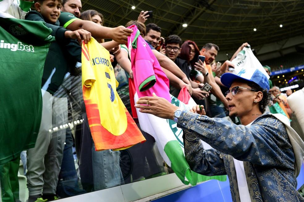 Richard Ríos se despede do Palmeiras