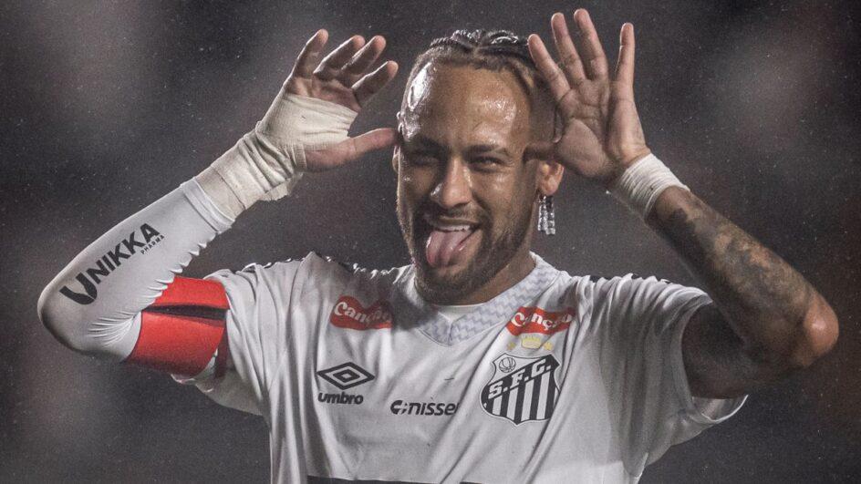 Neymar fez o primeiro gol dele no Brasileirão 2025