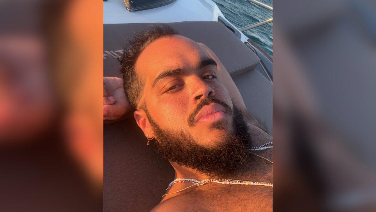 Francisco Gil com a mãe Preta Gil