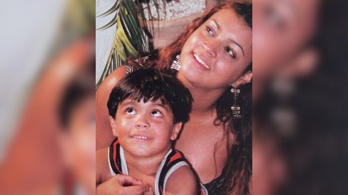 Francisco Gil com a neta