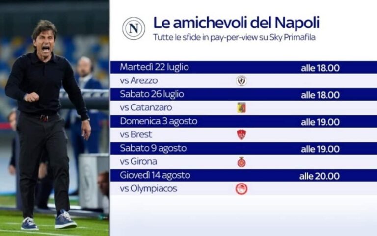 Napoli vence Catanzaro em amistoso: destaque para Lorenzo Lucca