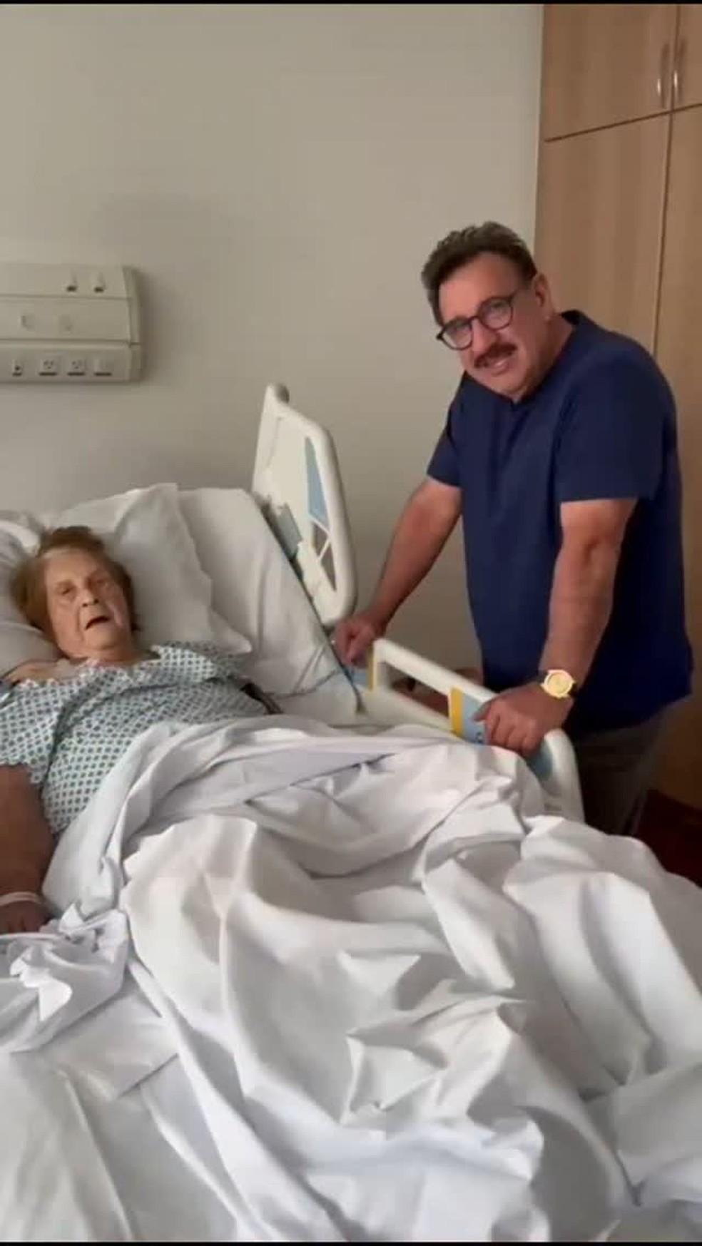 Ratinho e a mãe, dona Maria