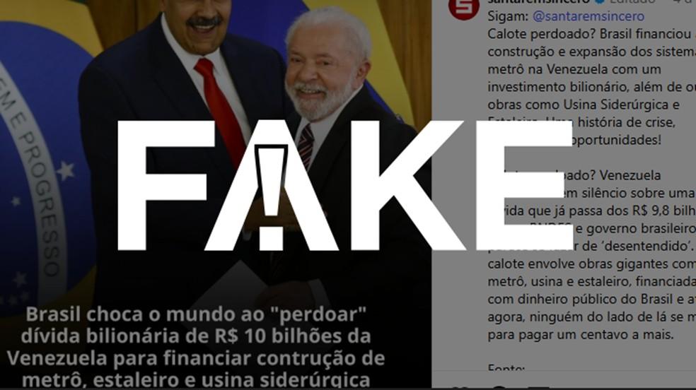 Fazenda nega ter perdoado dívida bilionária da Venezuela