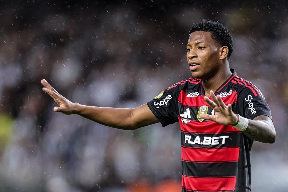 Plata em ação pelo Flamengo