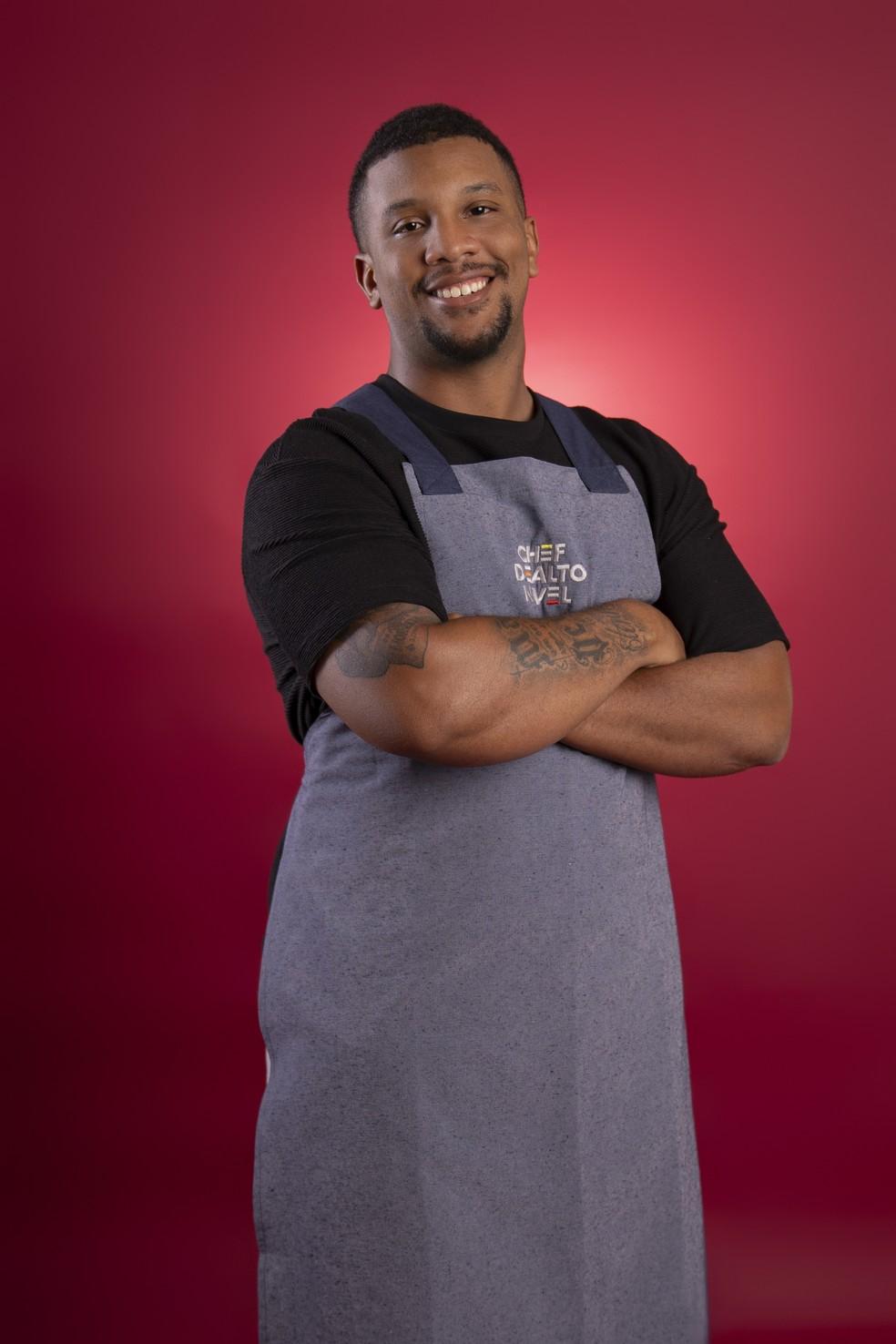 Allan Mamede, participante do reality show 'Chef de alto nível'