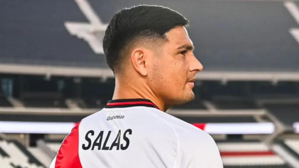 Salas será titular em seu primeiro partido com a camiseta de River.