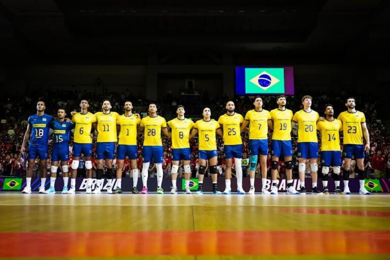 Brasil enfrenta a Alemanha na Liga das Nações Masculina de Vôlei: onde assistir e horário