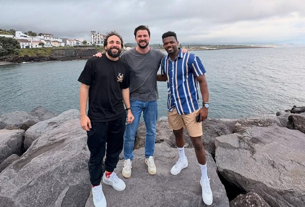 Murilo Couto, Hugo Sousa e Gilmário Vemba nos Açores, Portugal