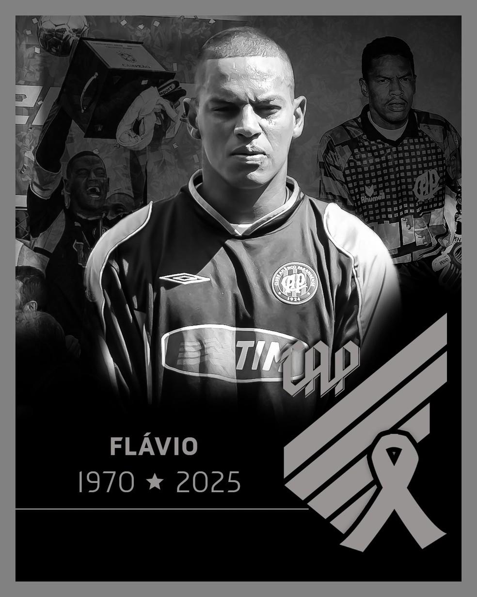 Athletico faz homenagem ao ex-goleiro Flávio Pantera
