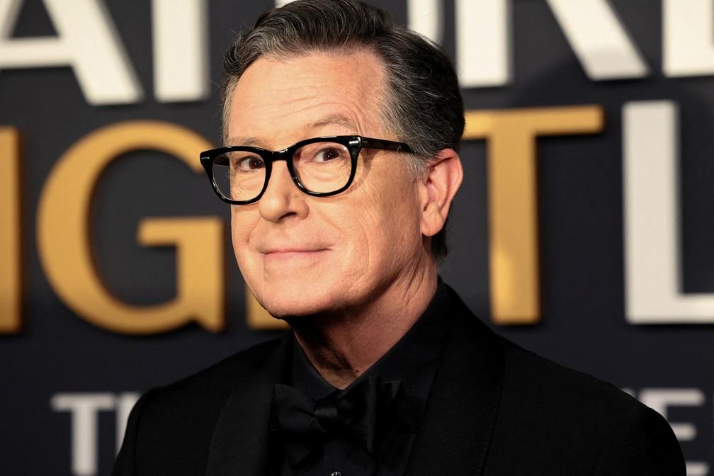 Stephen Colbert anuncia fim do 'The Late Show' — Foto: REUTERS/Caitlin Ochs/File Photo