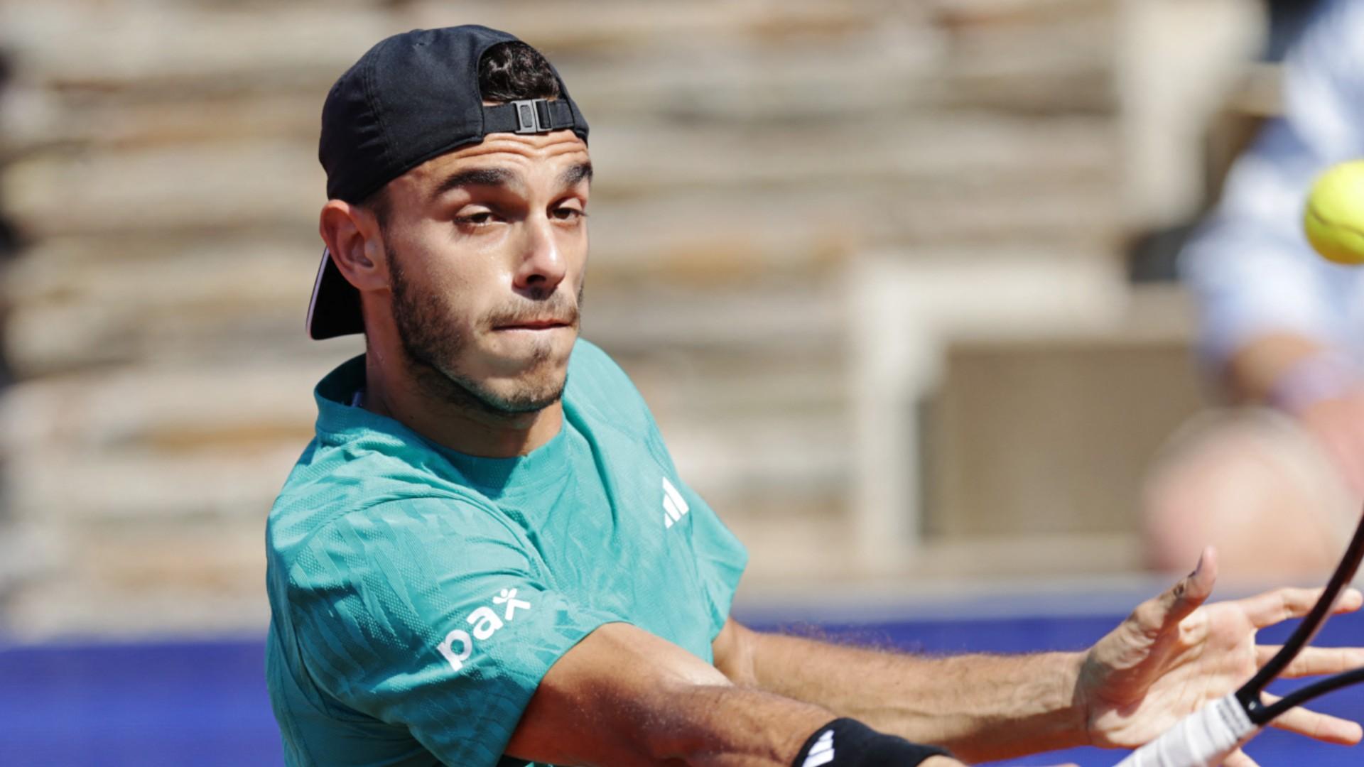 Alexander Bublik em ação no Swiss Open