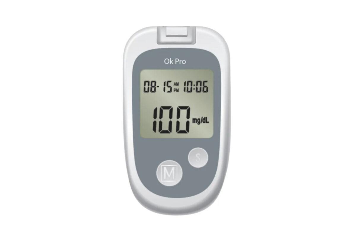 Medidor de Glicose Diabetes Digital Ok Pro