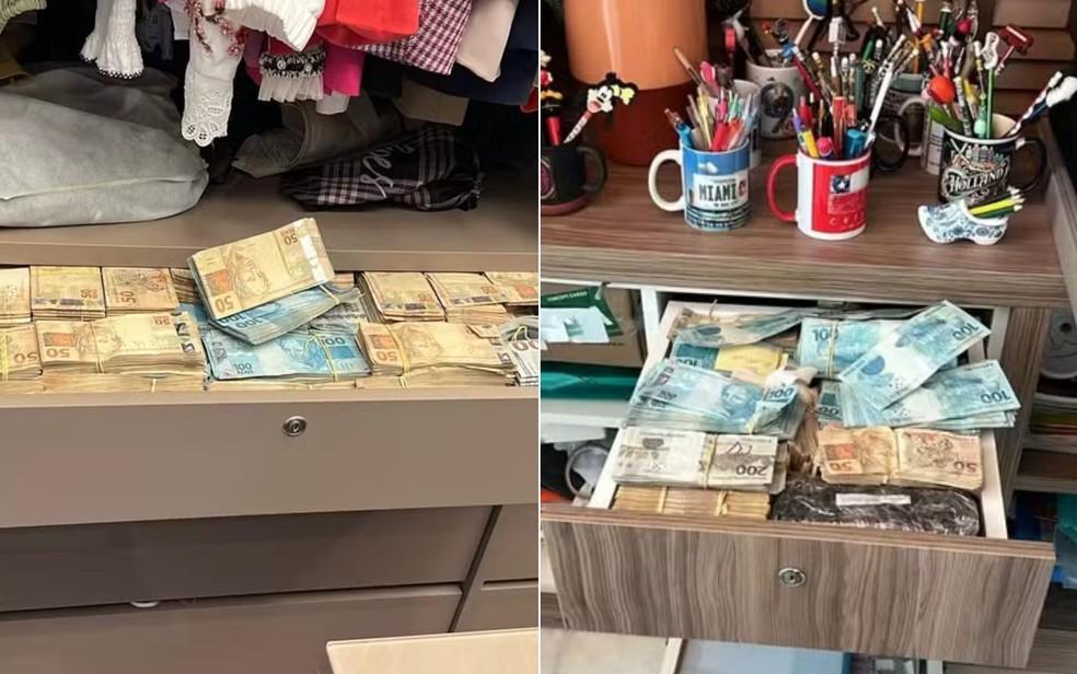 Mais de R$ 3 milhões foram encontrados em gavetas da casa de ex-prefeito na Bahia