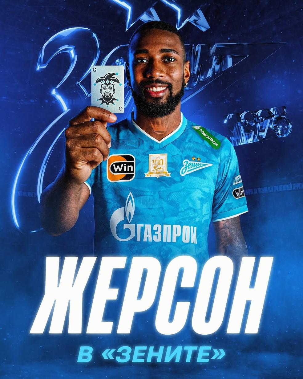 Gerson é anunciado pelo Zenit
