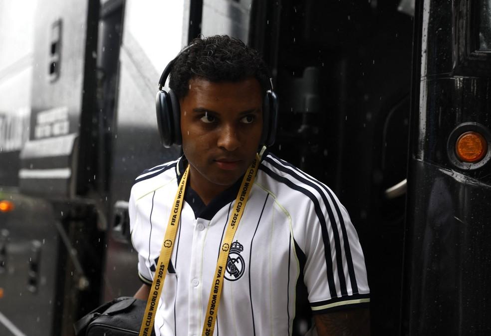 Rodrygo durante o período nos Estados Unidos com o Real Madrid na Copa do Mundo de Clubes