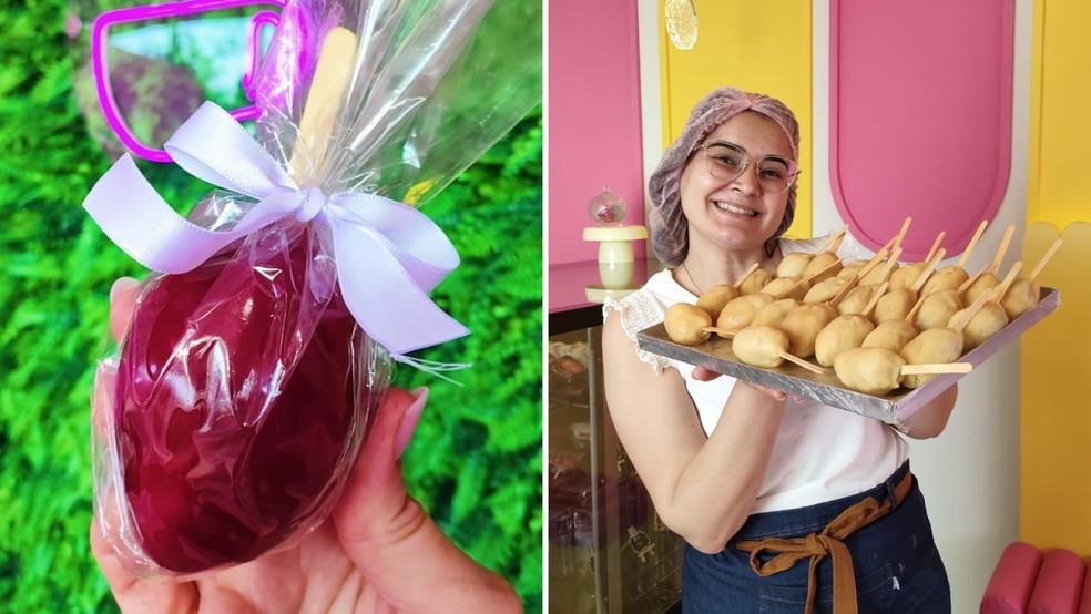 Ana Carolina Balestrieri Costa é confeiteira em Rio Preto (SP) e faz o 'morango do amor'.