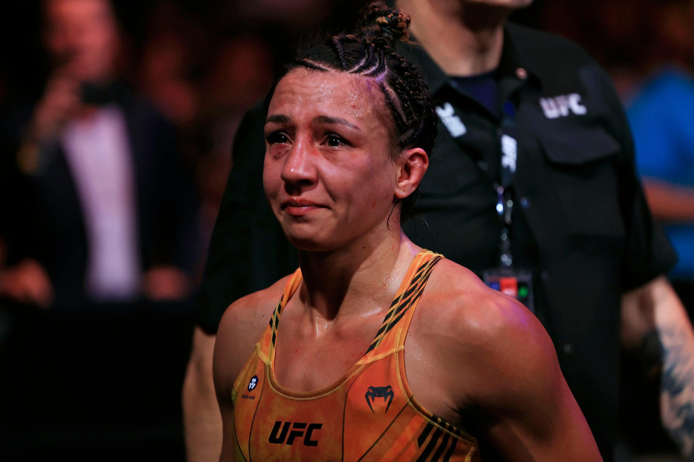 Amanda Ribas e Tabatha Ricci se preparando para a luta no UFC Abu Dhabi