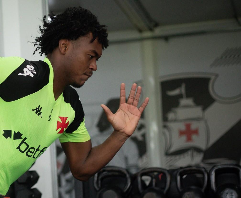 GB em treino do Vasco