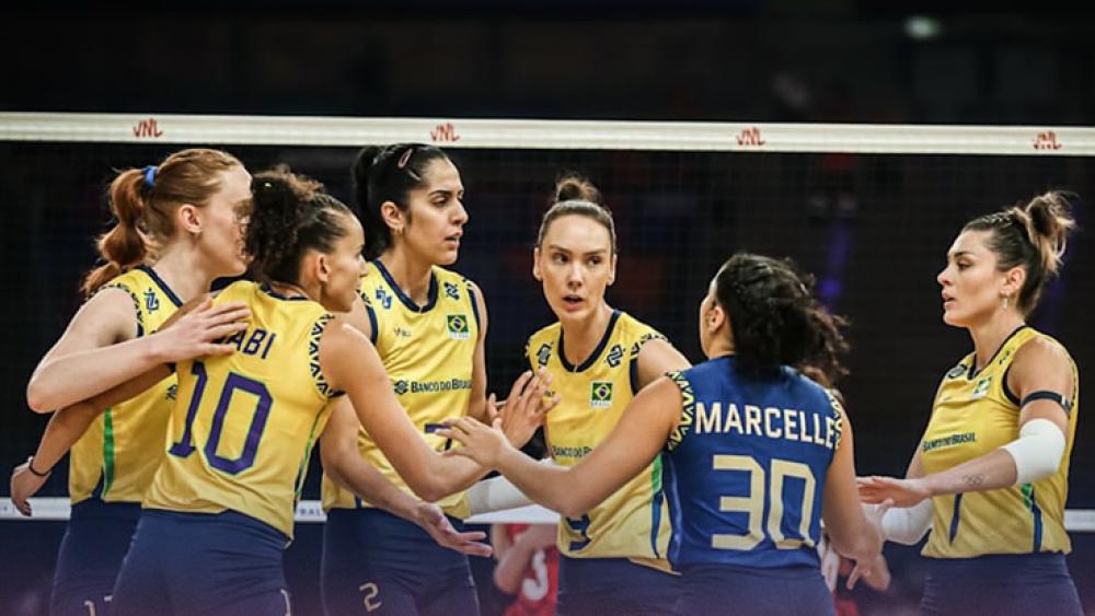 Brasil está na final da Liga das Nações de Vôlei Feminino.