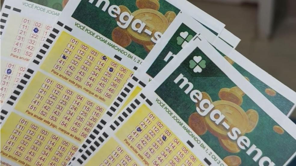Jogo da Mega-Sena.