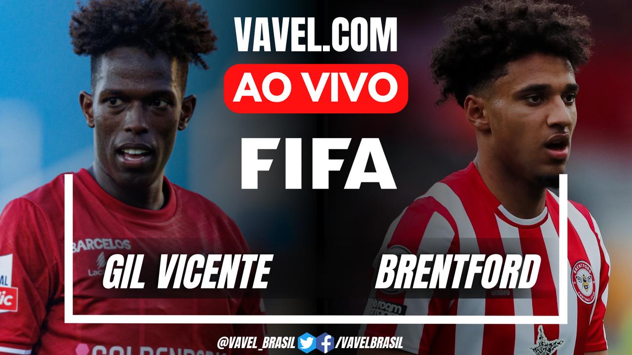 Gil Vicente x Brentford AO VIVO: Primeiro tempo (1-1).