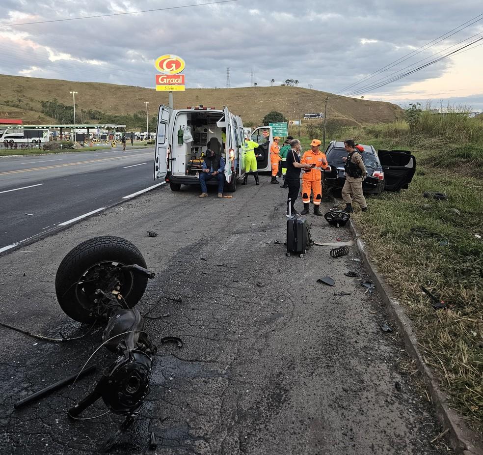 Músico Fabiano Menotti sofreu um acidente na BR-040, em Juiz de Fora