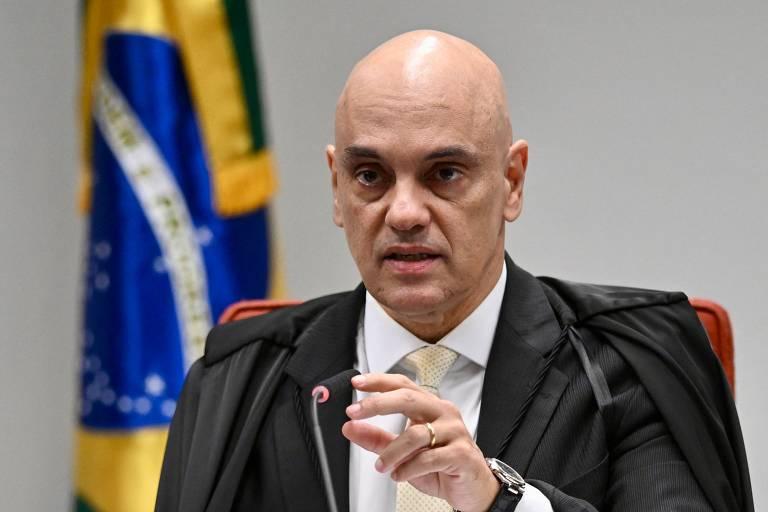 Ministro Alexandre de Moraes durante audiência no STF