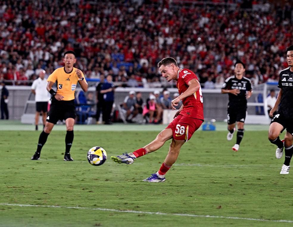 Florian Wirtz faz o primeiro gol com o Liverpool em amistoso no Japão
