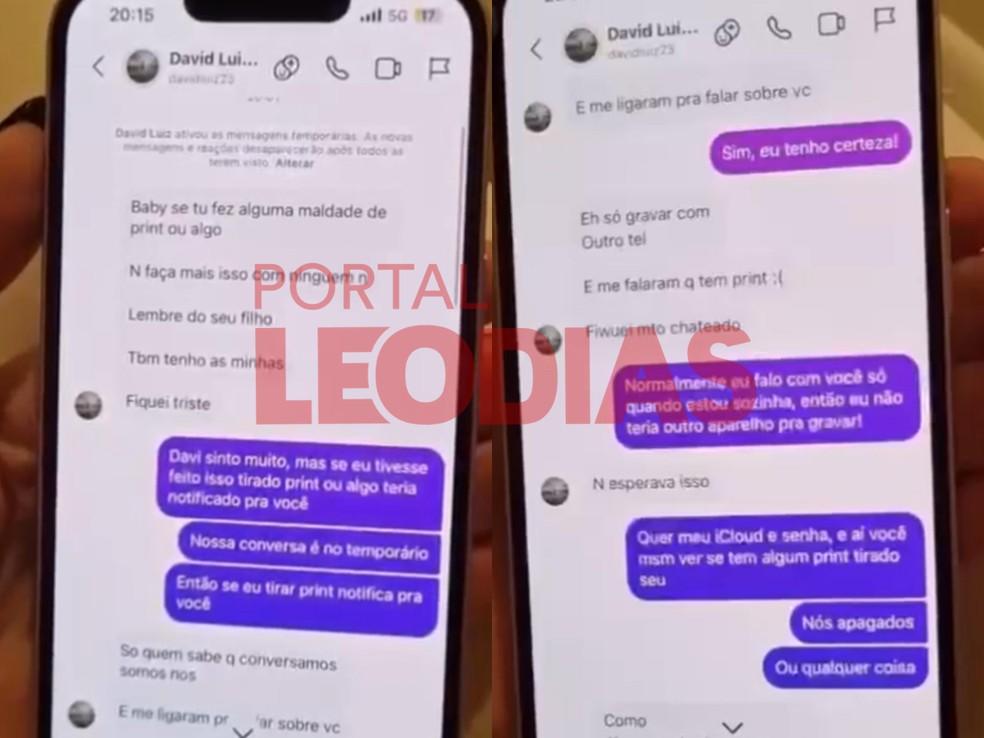Print divulgado por Leo Dias