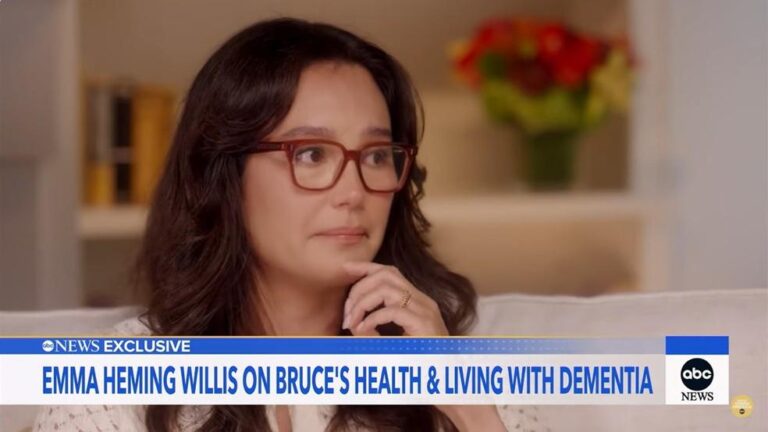 Emma Heming Willis fala sobre a difícil decisão de morar separada de Bruce Willis após diagnóstico de demência