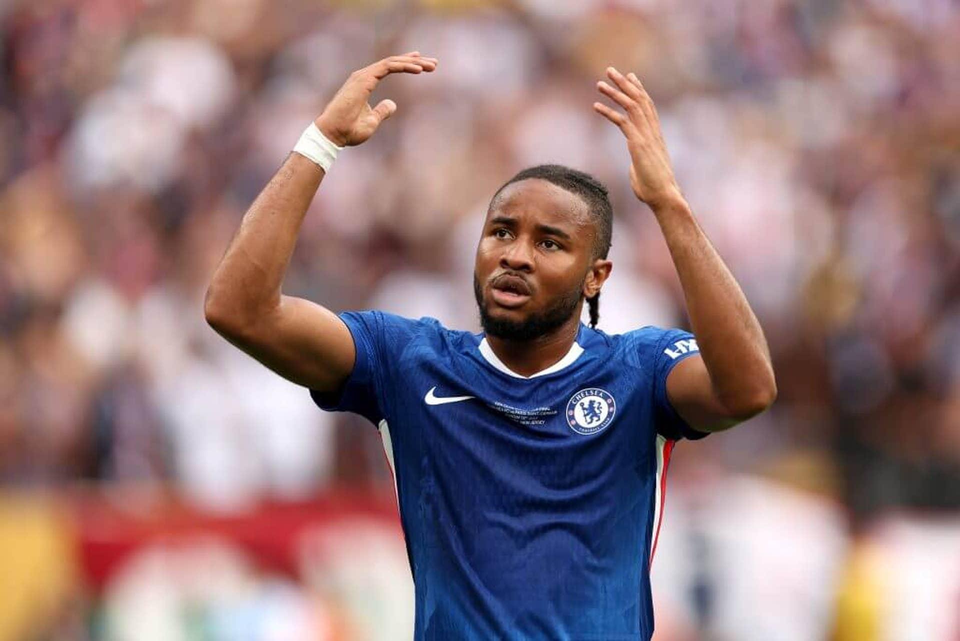 Christopher Nkunku comemora após a final da FIFA Club World Cup