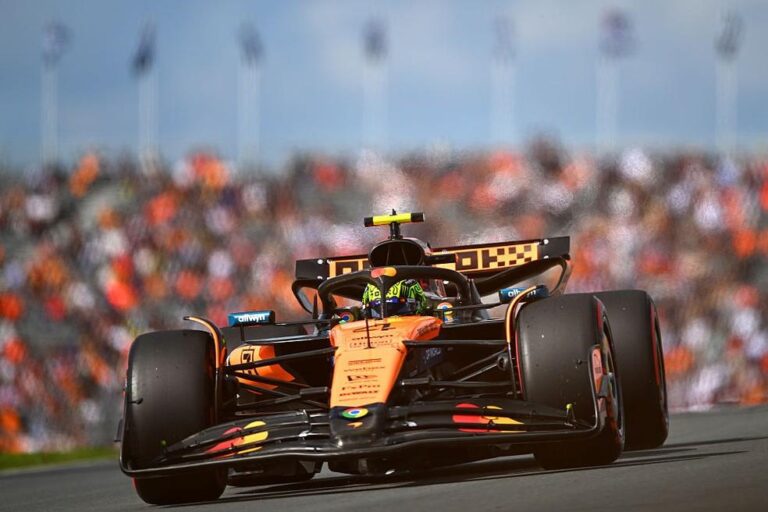 GP da Holanda 2025: Lando Norris domina treino livre e Bortoleto se destaca