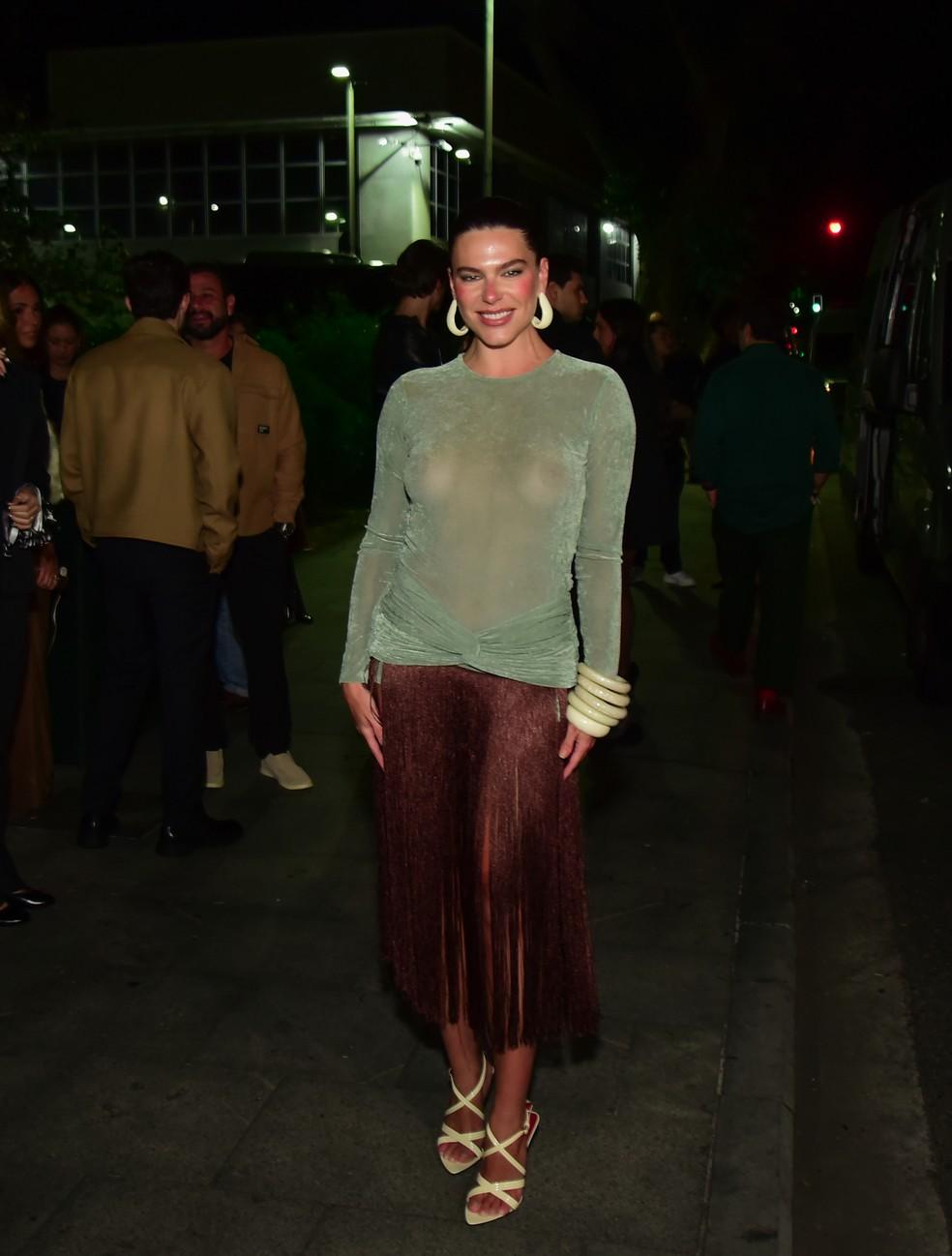 Mariana Goldfarb na festa de 30 anos de Bruna Marquezine